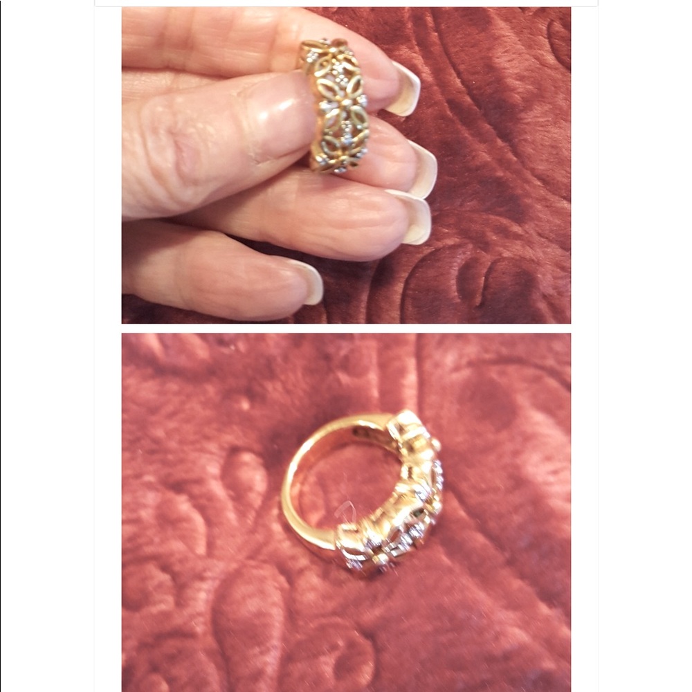 Gold plated ring. Size 5.5. Excellent